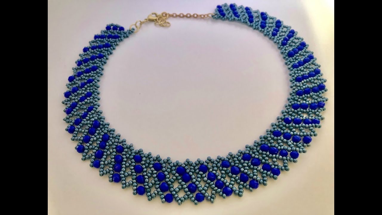 Beaded strand necklace multi tutorial jewelry diy make